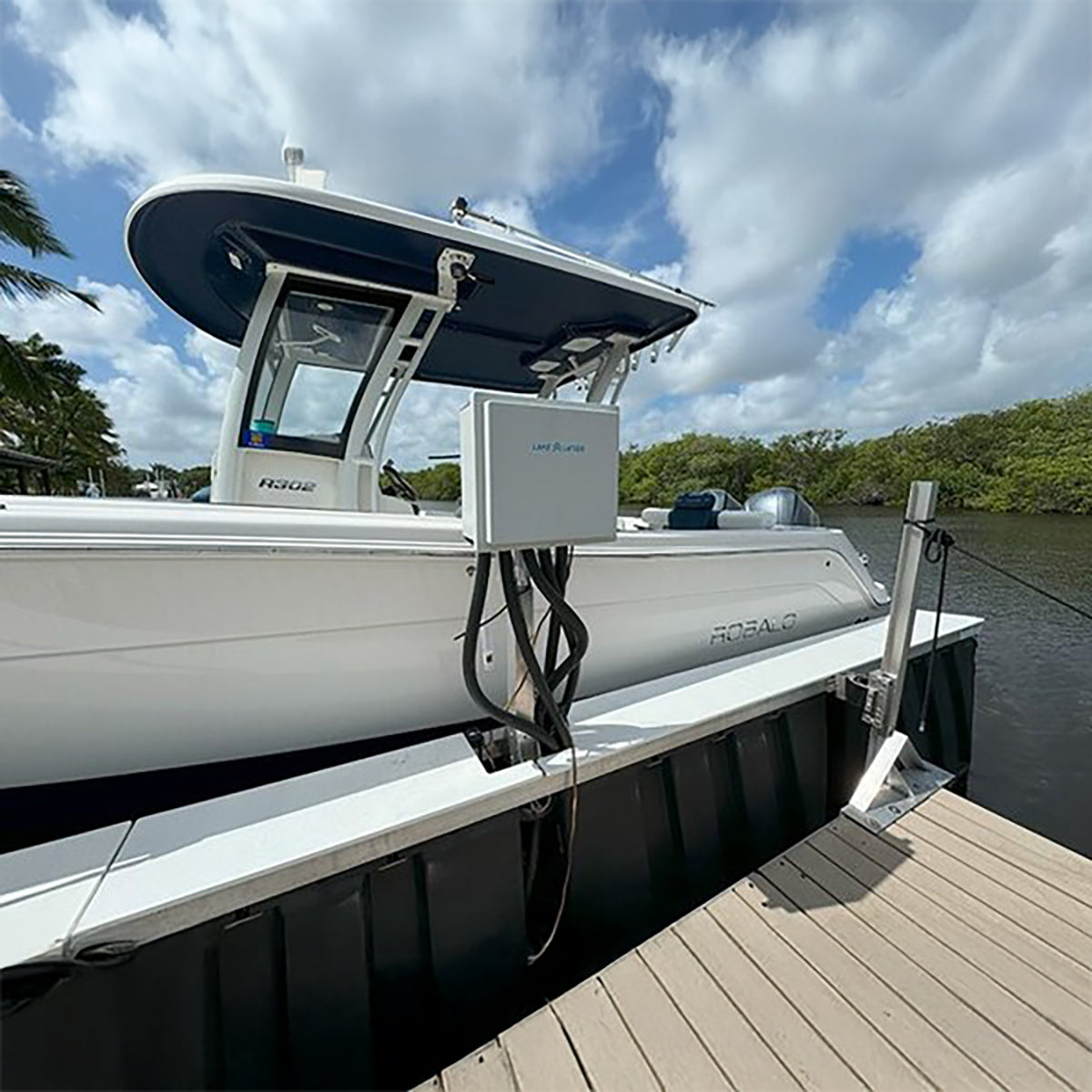 AC Bluetooth/Wi-Fi Boat Lift Blower Motor Control Box: One Lift - Two Motor - Six Valve - Free Floating