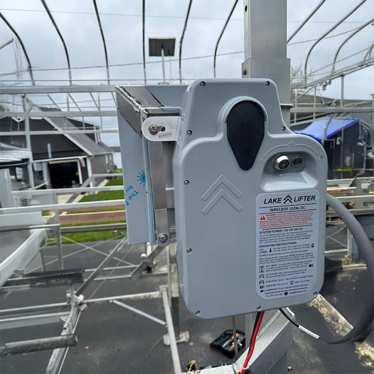 AC - Lake Lifter Direct Drive Boat Lift Motor - w/ Wireless Remote + Auto-Stop + Auto-Run