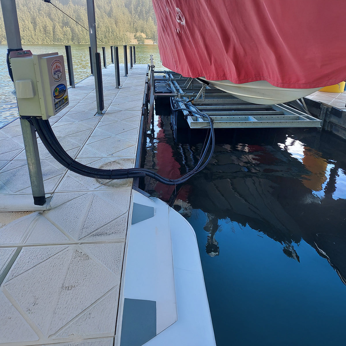 AC Bluetooth/Wi-Fi Boat Lift Blower Motor Control Box: One or Two Lift - Three Valve
