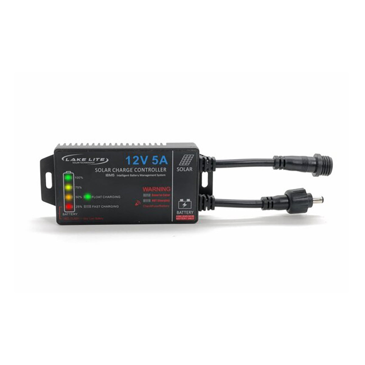 Lake Lite solar charge controller on a white background