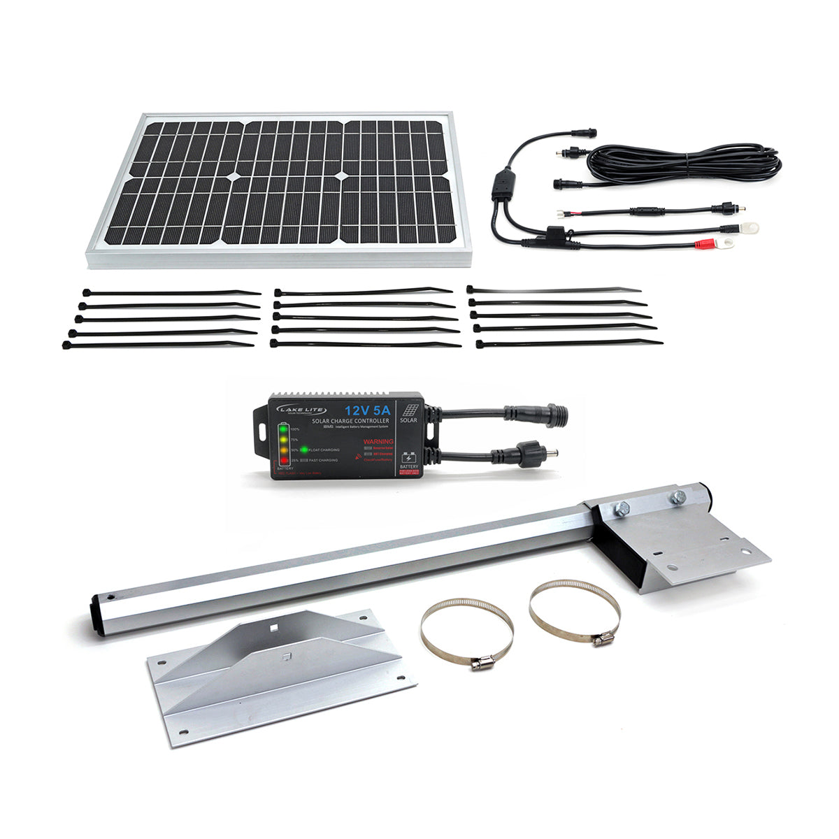 12v Trolling Motor Battery Solar Charging Kit