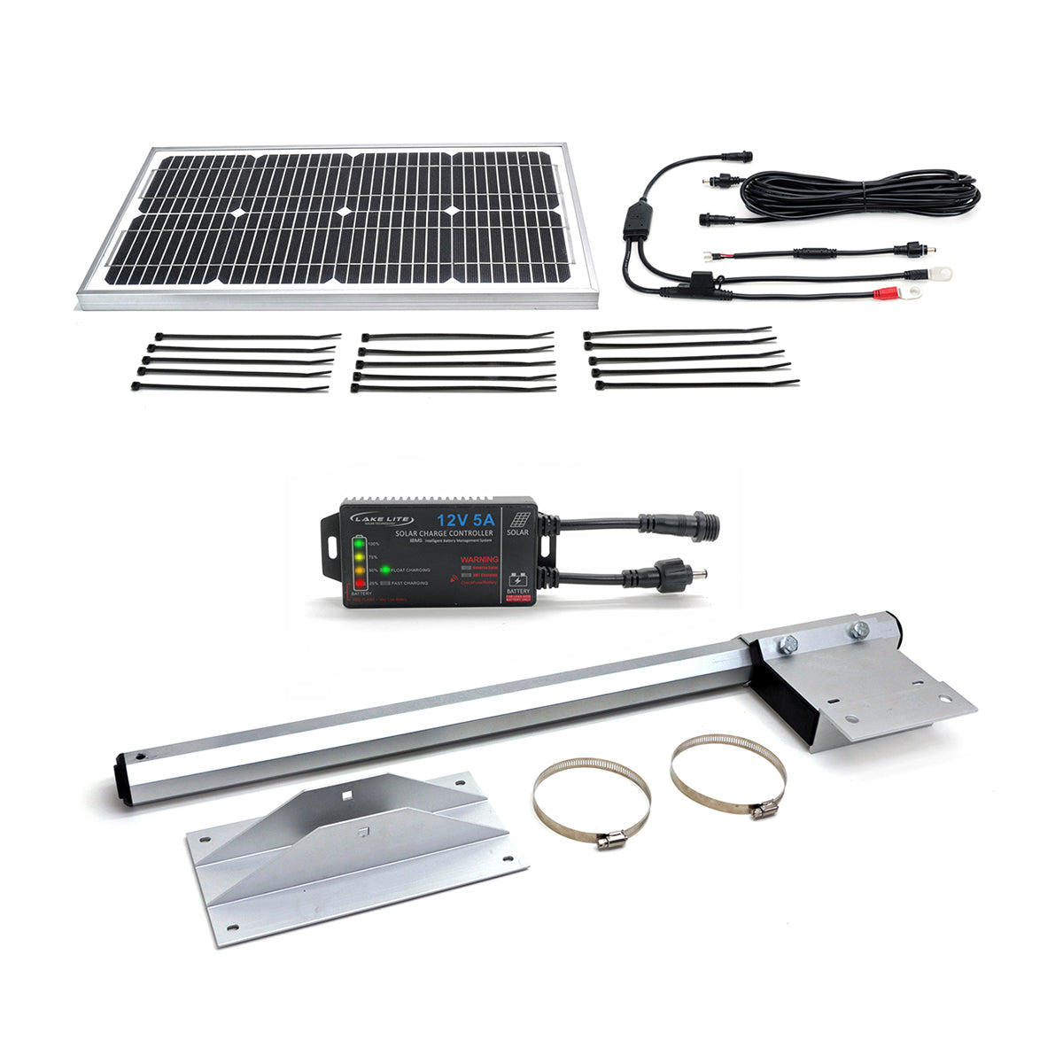12v Trolling Motor Battery Solar Charging Kit