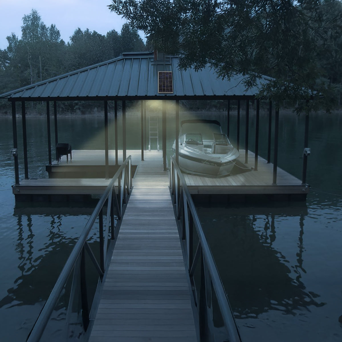 Boat House Solar Add-On Light