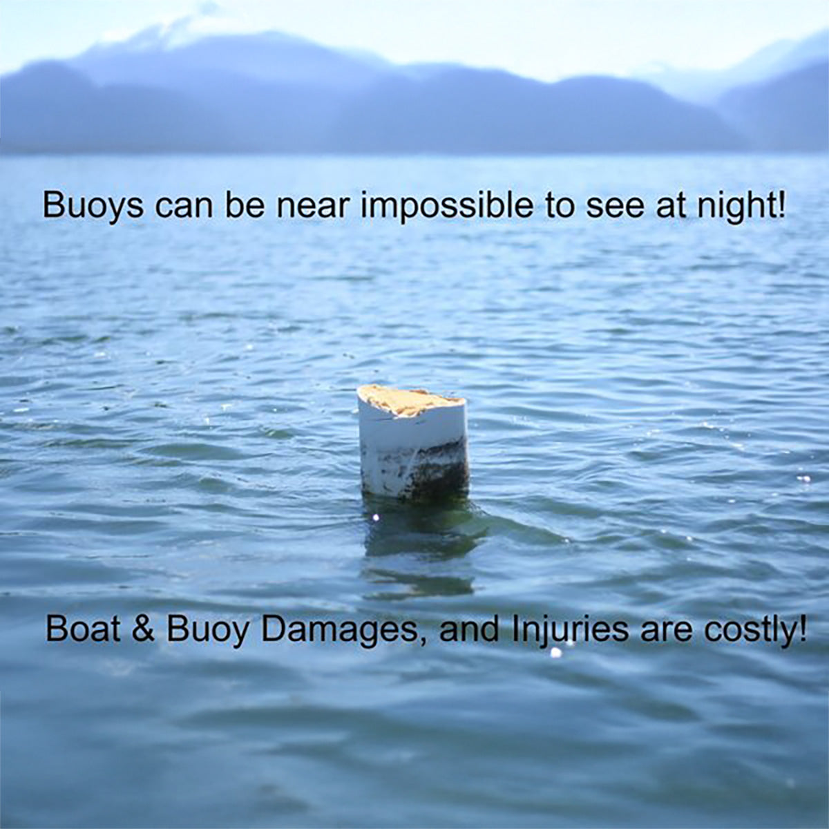 Regulatory Buoy with Solar Navigational Light