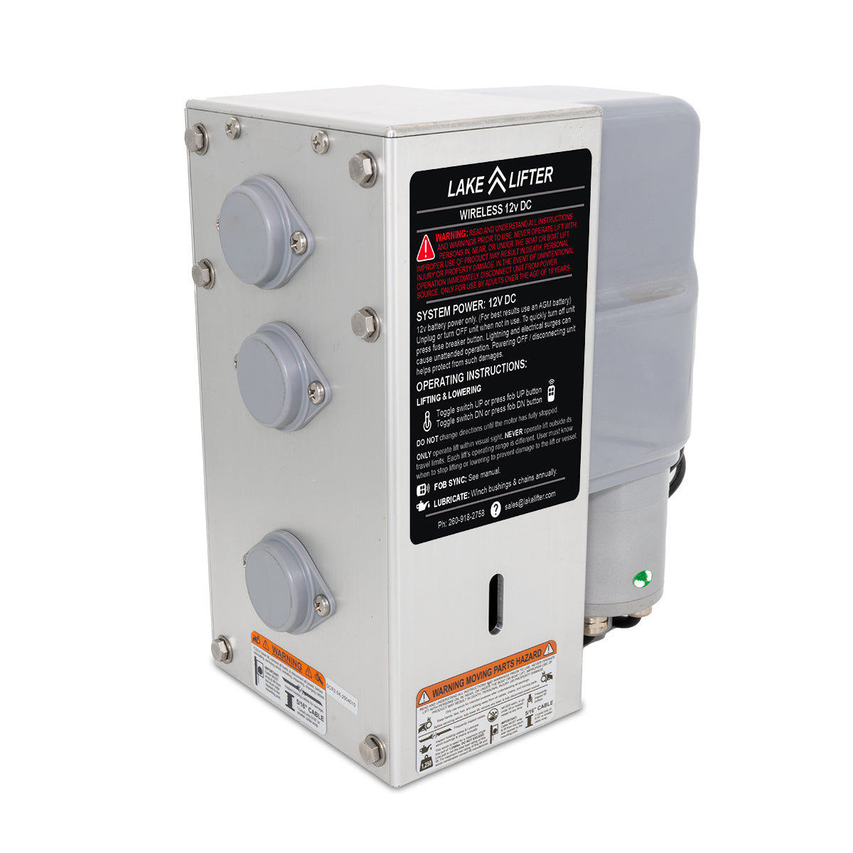 DC - PWC Integrated Winch Box + Solar Charging Kit