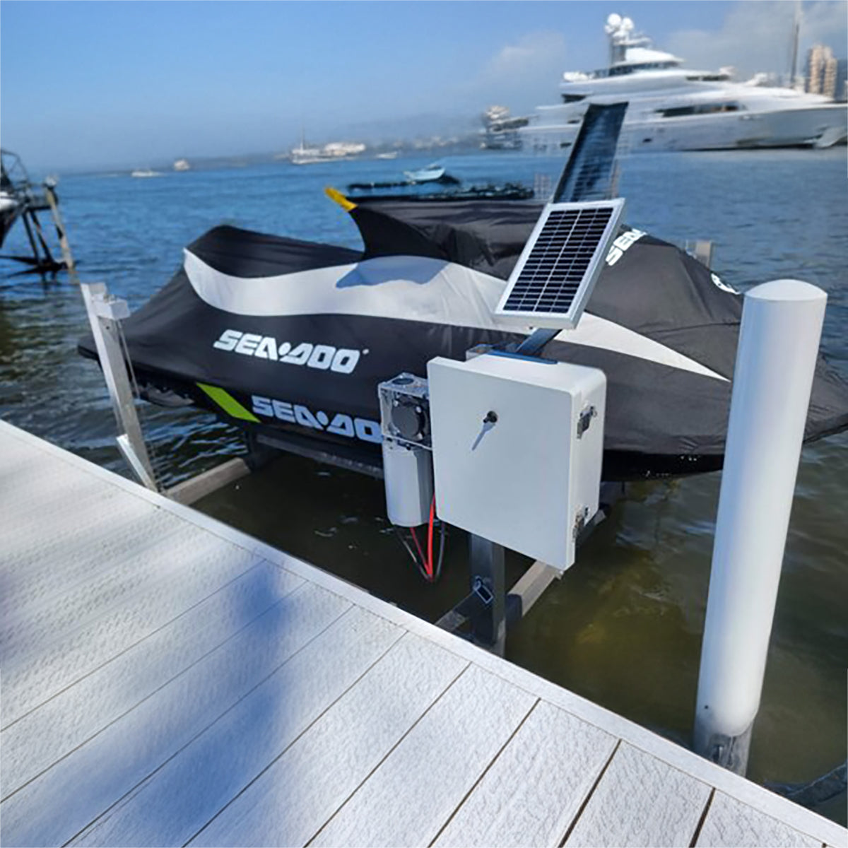 DC - PWC Integrated Winch Box + Solar Charging Kit