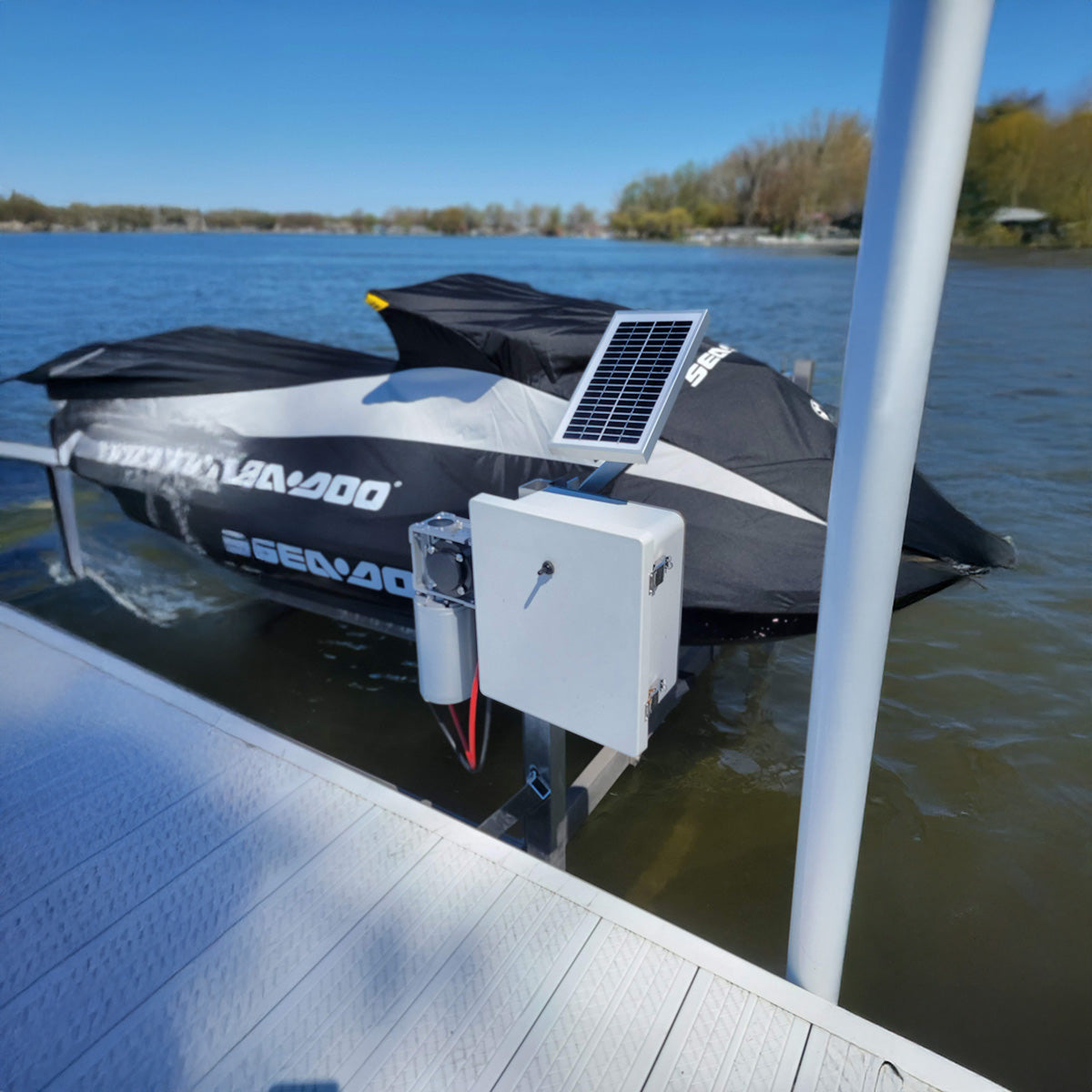 DC Integrated Boat Lift Wireless Direct Drive