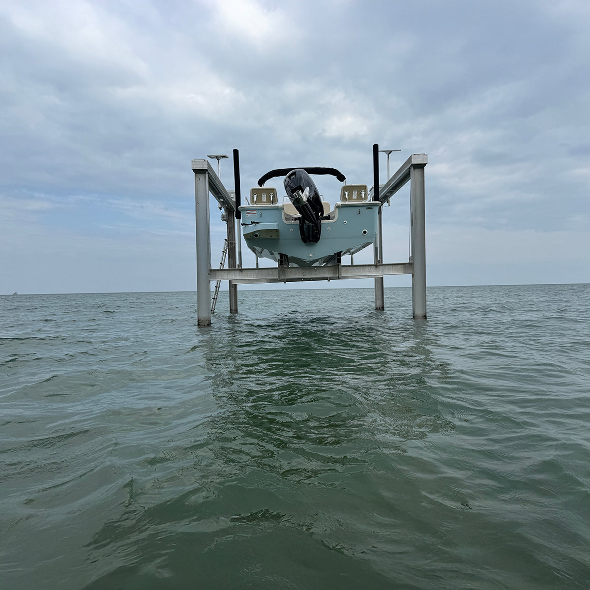 2 DC Boat Hoist Motor + Solar Charging Kit
