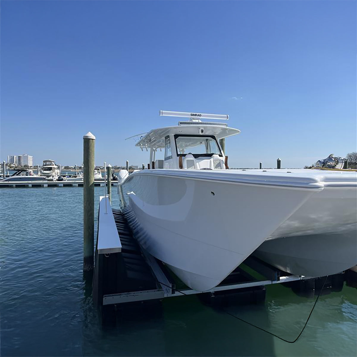 blower control box on a lift
