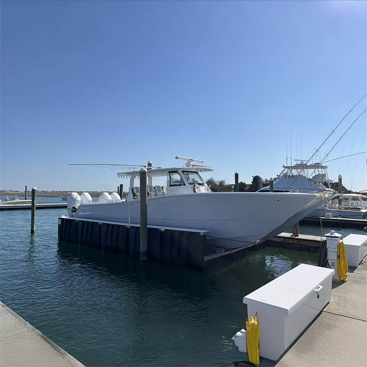 blower control box on a lift