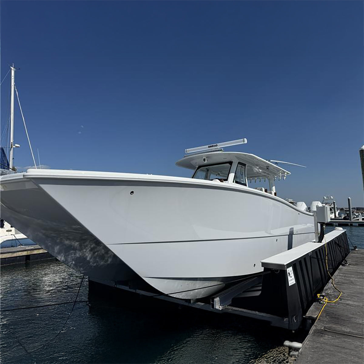 blower control box on a lift