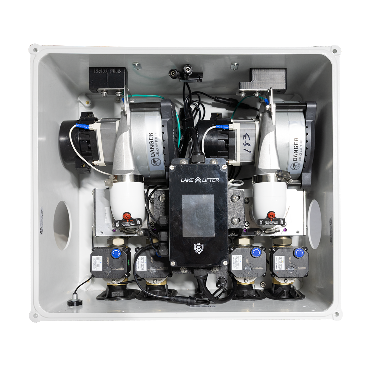 lake lifter blower motor control box