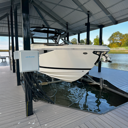 AC Bluetooth/Wi-Fi Boat Lift Blower Motor Control Box: One or Two Lift - Three Valve