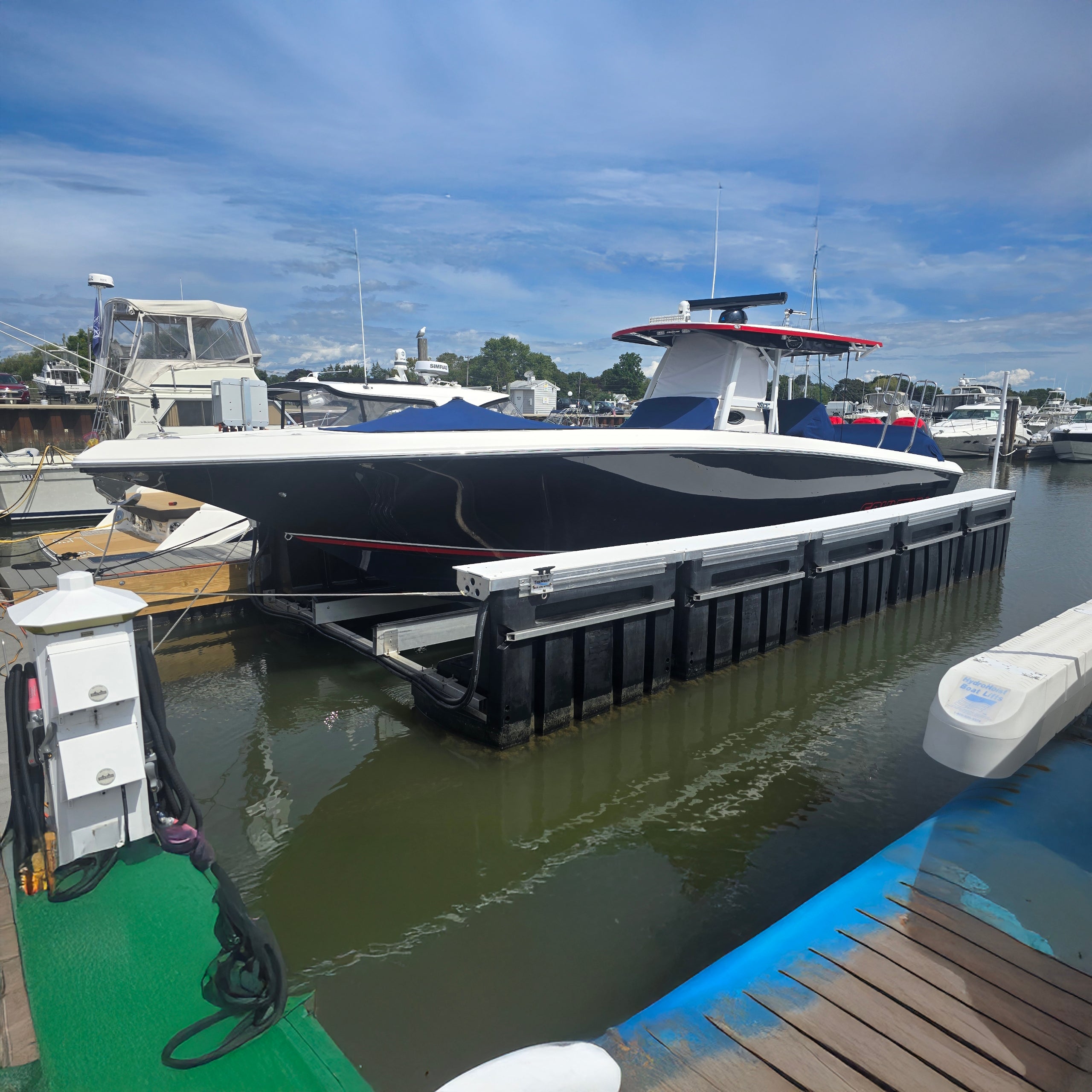 AC Bluetooth/Wi-Fi Boat Lift Blower Motor Control Box: One Lift - Two Motor - Four Valve - Free Floating