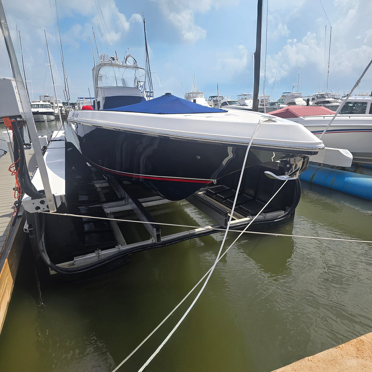 AC Bluetooth/Wi-Fi Boat Lift Blower Motor Control Box: One Lift - Two Motor - Four Valve - Free Floating