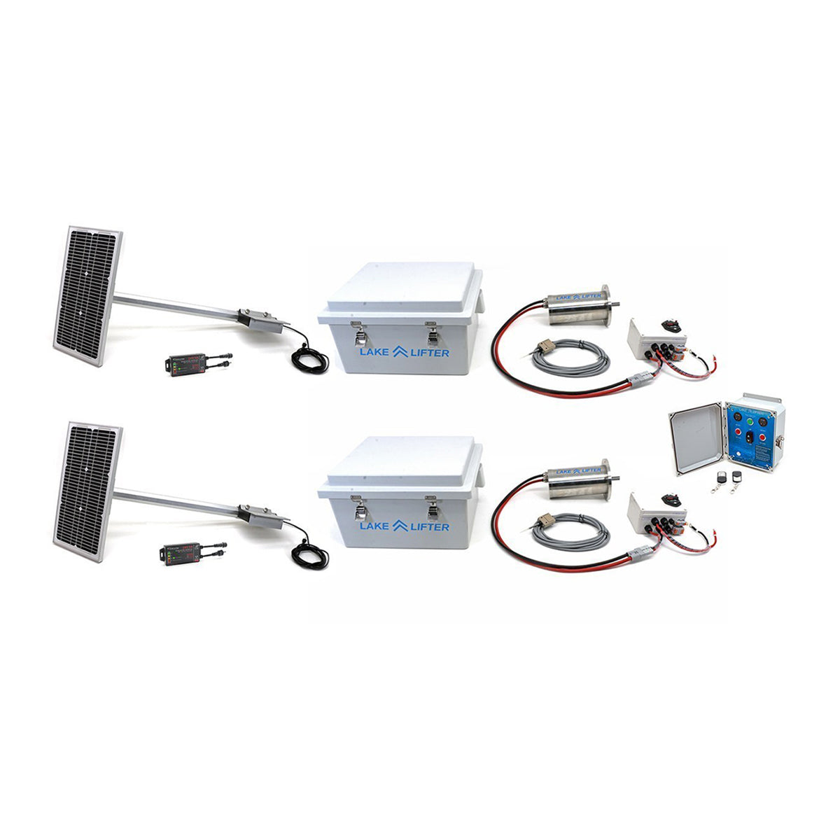 2 DC Hoist Motor + Solar Charging Kit