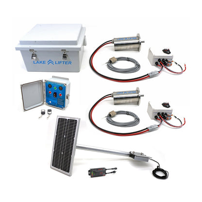 2 DC Boat Hoist Motor + Solar Charging Kit