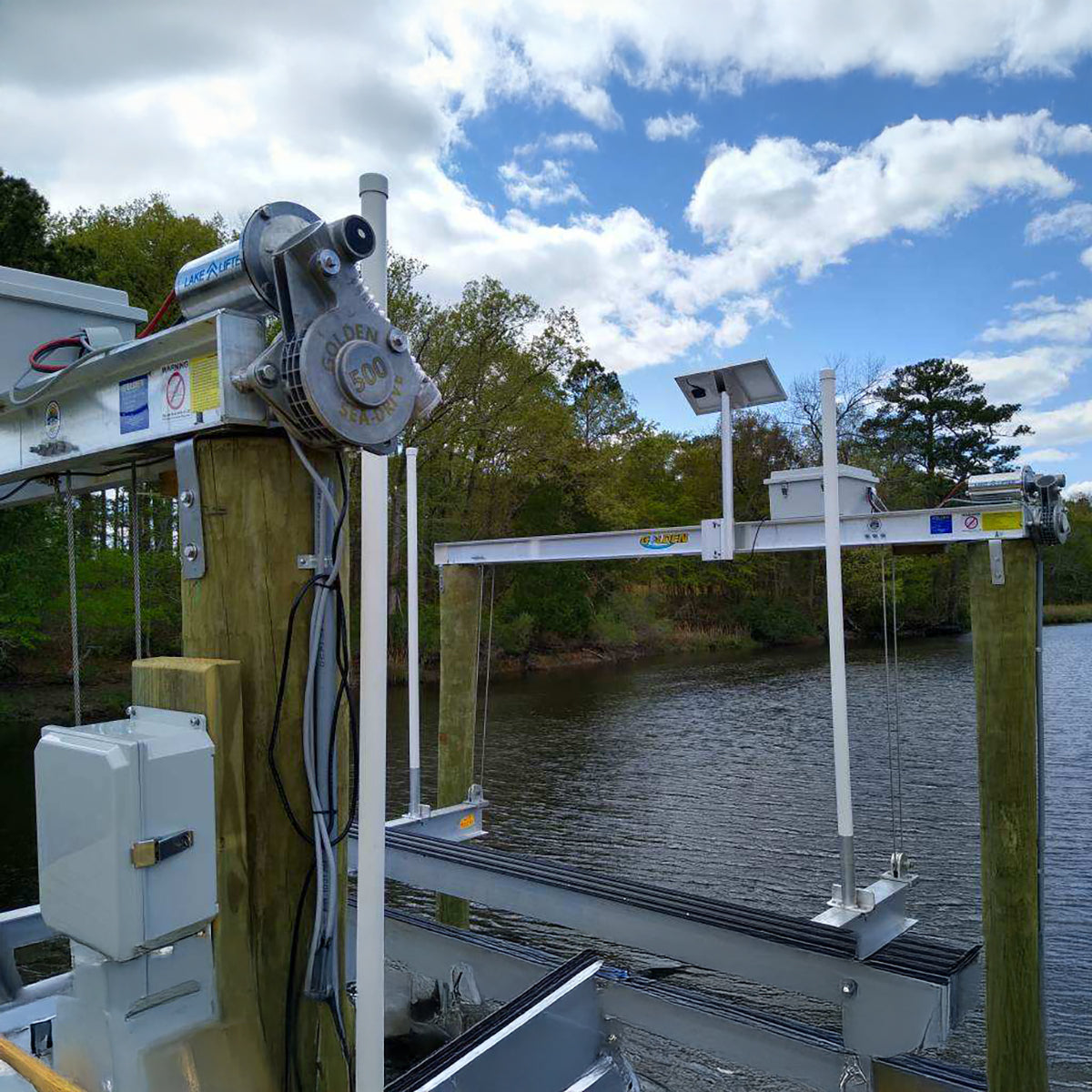 2 DC Hoist Motor + Solar Charging Kit