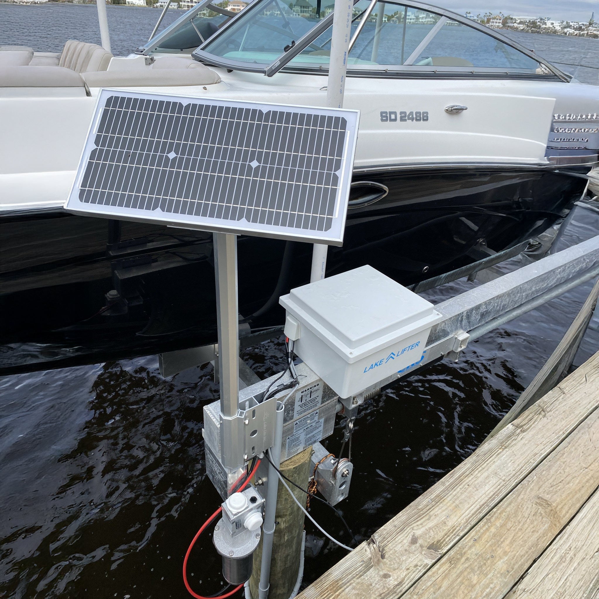 2 DC Hoist Motor + Solar Charging Kit