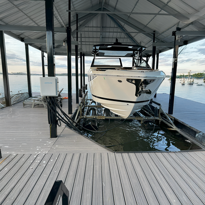 AC Bluetooth/Wi-Fi Boat Lift Blower Motor Control Box: One or Two Lift - Three Valve
