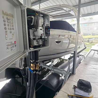 AC Bluetooth/Wi-Fi Boat Lift Blower Motor Control Box: One or Two Lift - Three Valve