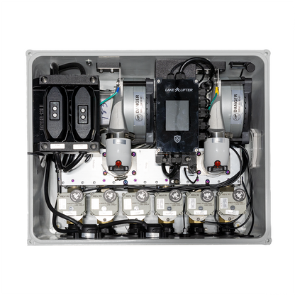 AC Bluetooth/Wi-Fi Boat Lift Blower Motor Control Box: One Lift - Six Valve - Free Floating