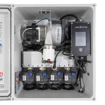 AC Bluetooth/Wi-Fi Boat Lift Blower Motor Control Box: One or Two Lift - Four Valve