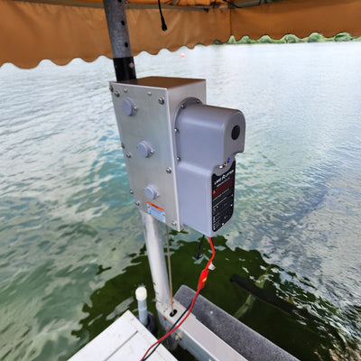 Direct Drive Boat Engine AC Integrated Boat Lift Wireless Direct Drive Motor & 5k Winch Box ...