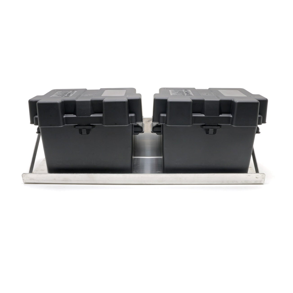Wall Mount Dual Boat Lift Battery Tray