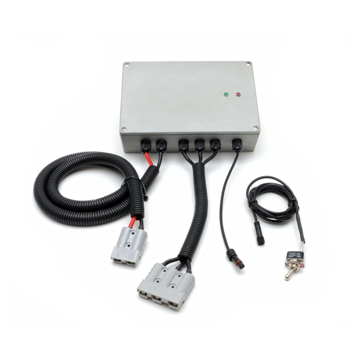 DC Boat Lift Blower Motor + Solar Charging Kit - 20W-24V
