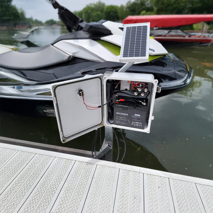 DC - Lake Lifter Direct Drive PWC Integrated Winch + Solar Charging Box Kit