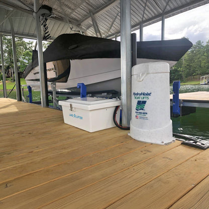 DC Boat Lift Blower Motor System fiberglass box