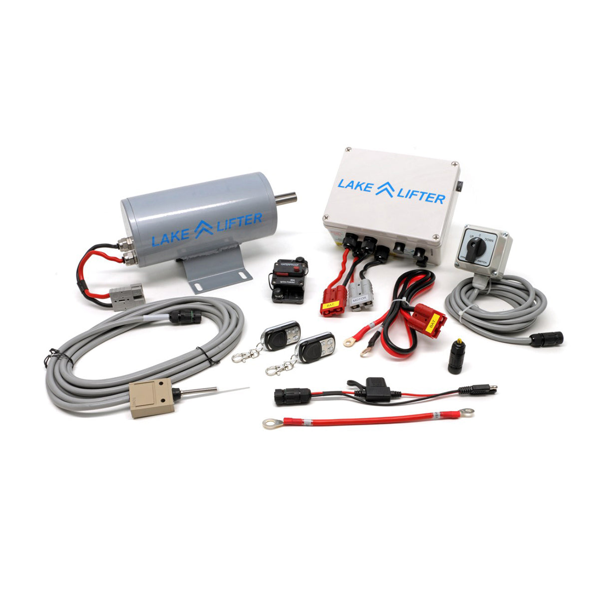 DC Boat Lift Epoxy Motor + Solar Charging Kit