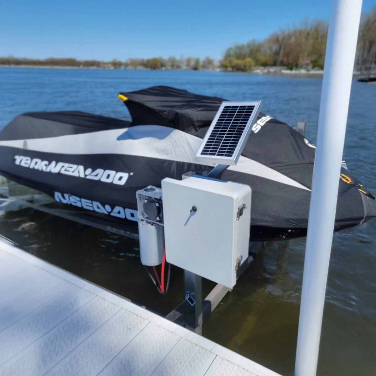 DC Integrated Boat Lift Wireless Direct Drive