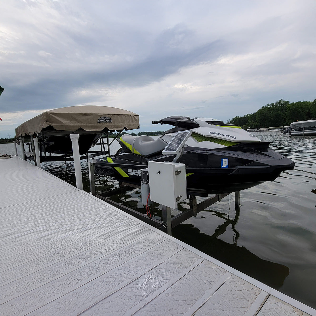 DC Integrated Boat Lift Wireless Direct Drive