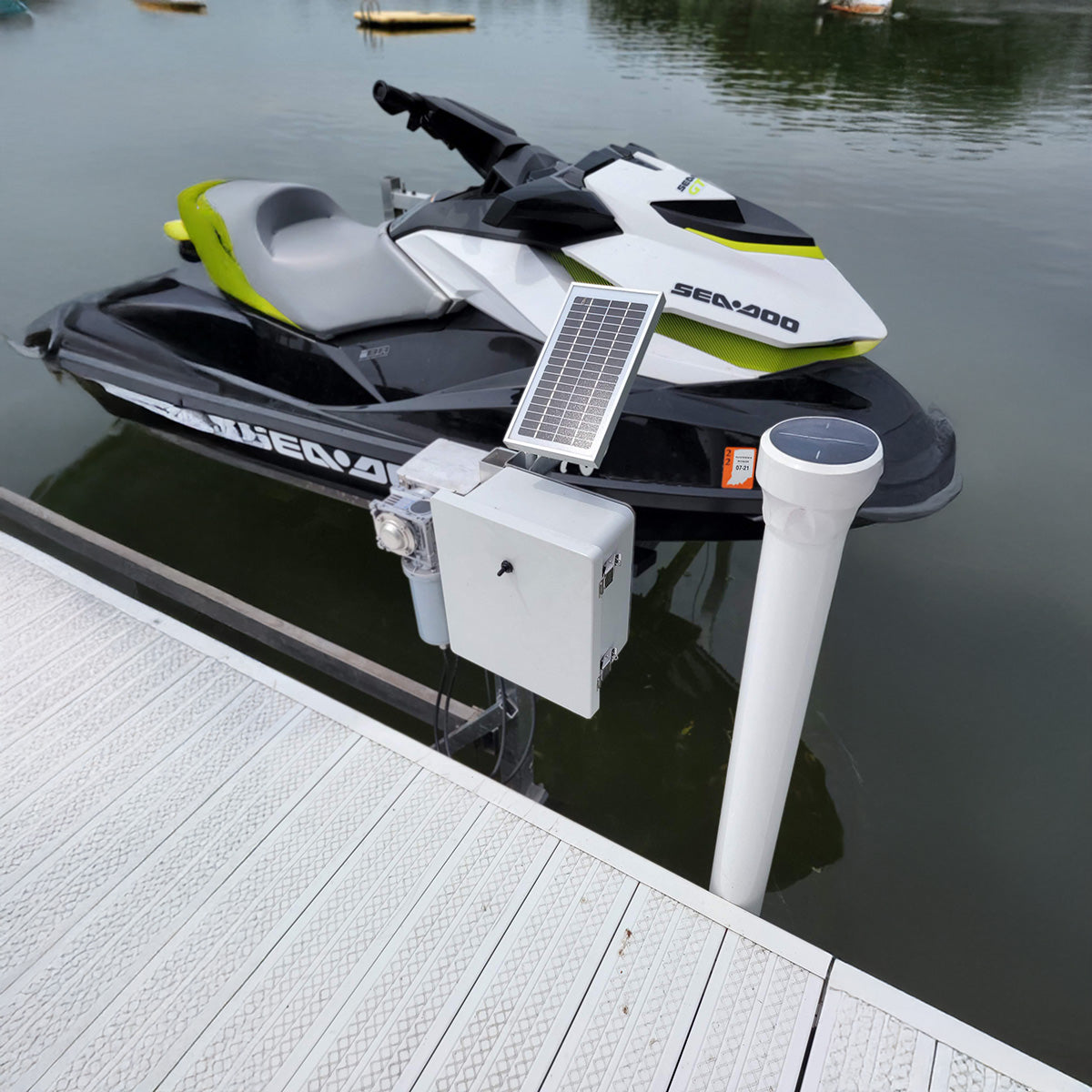 DC Integrated Boat Lift Wireless Direct Drive