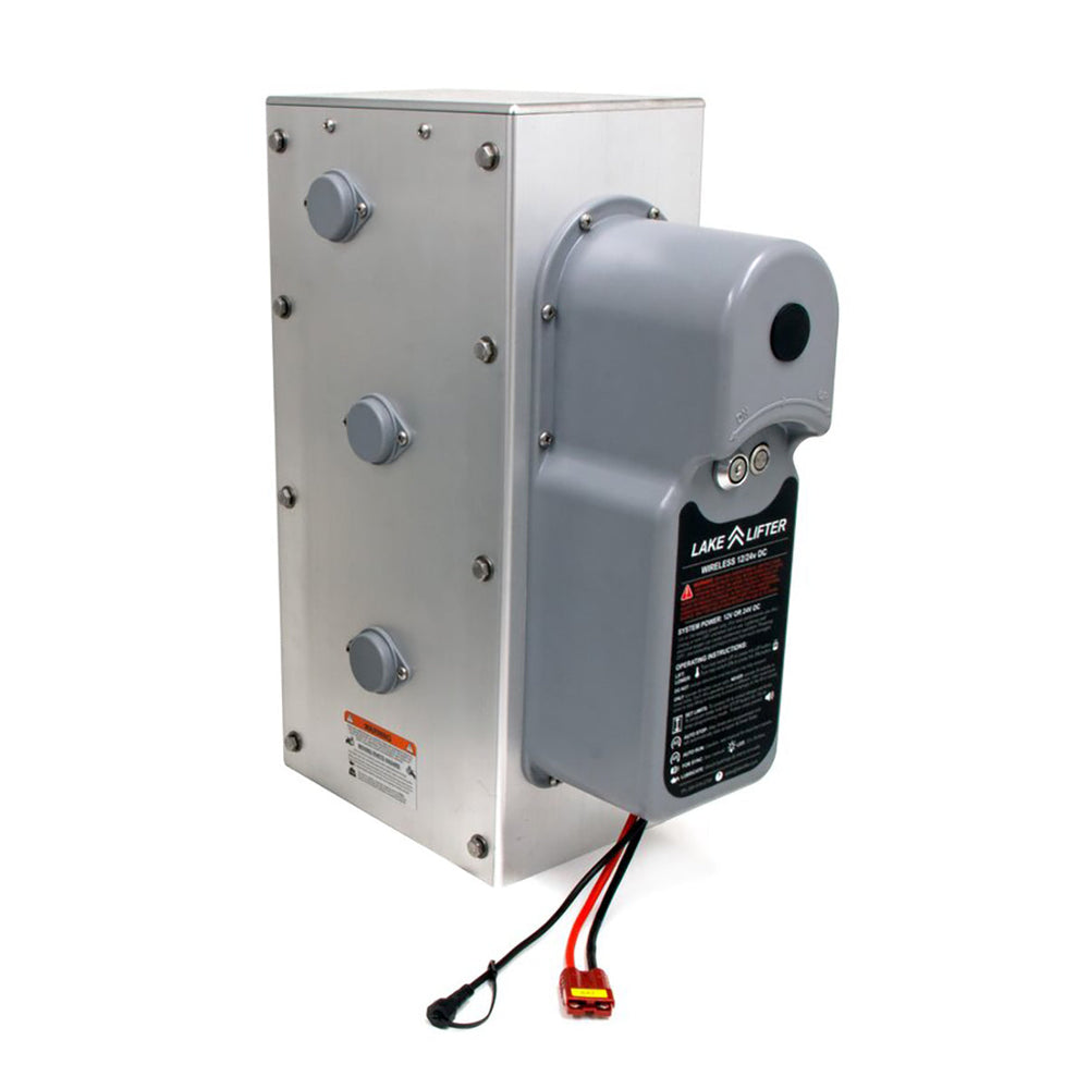 DC Integrated Boat Lift Wireless Direct Drive Motor & 10k Winch Box ...