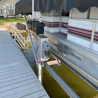 AC Integrated Boat Lift Wireless Direct Drive Motor & 6k Winch Box