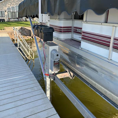 AC Integrated Boat Lift Wireless Direct Drive Motor & 5k Winch Box