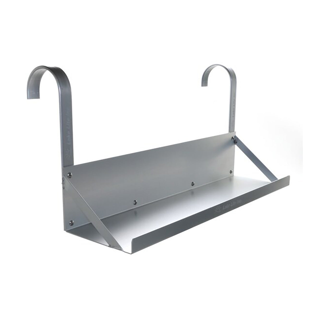 Dual Hanging Boat Lift Battery Tray - Rounded Arms