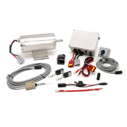 Stainless Steel DC Boat Lift Motor + Solar Charging Kit