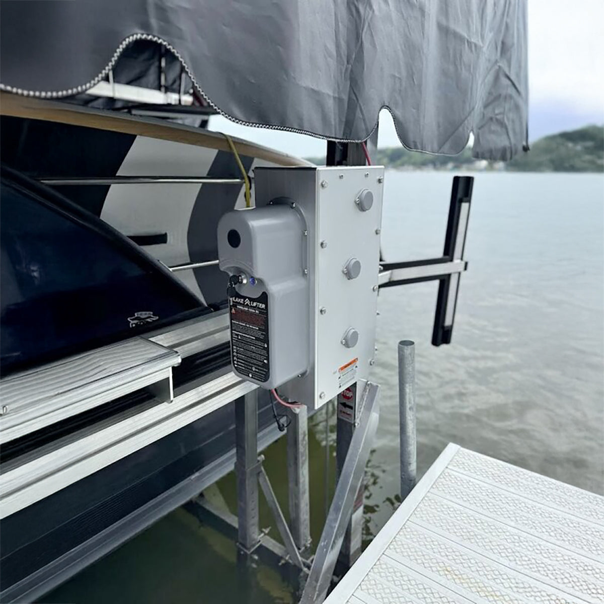 DC Integrated Boat Lift Wireless Direct Drive Motor & 5k Winch Box