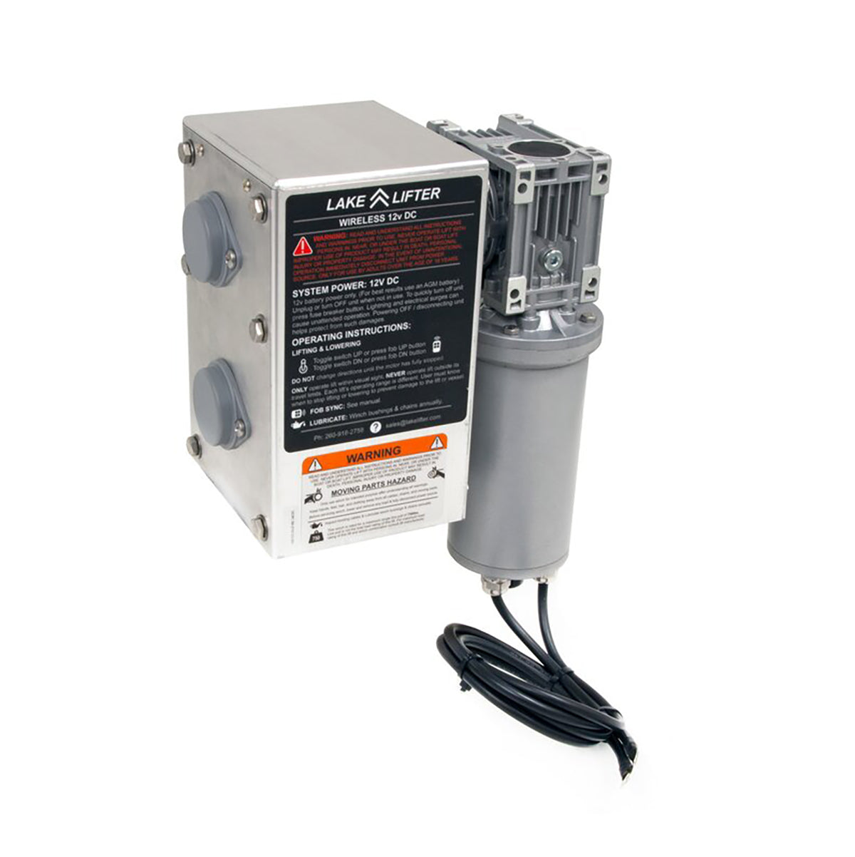 DC - Lake Lifter Direct Drive PWC Integrated Winch + Solar Charging Box Kit
