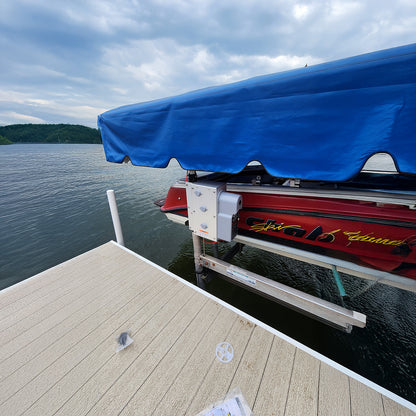 AC Integrated Boat Lift Wireless Direct Drive Motor & 5k Winch Box