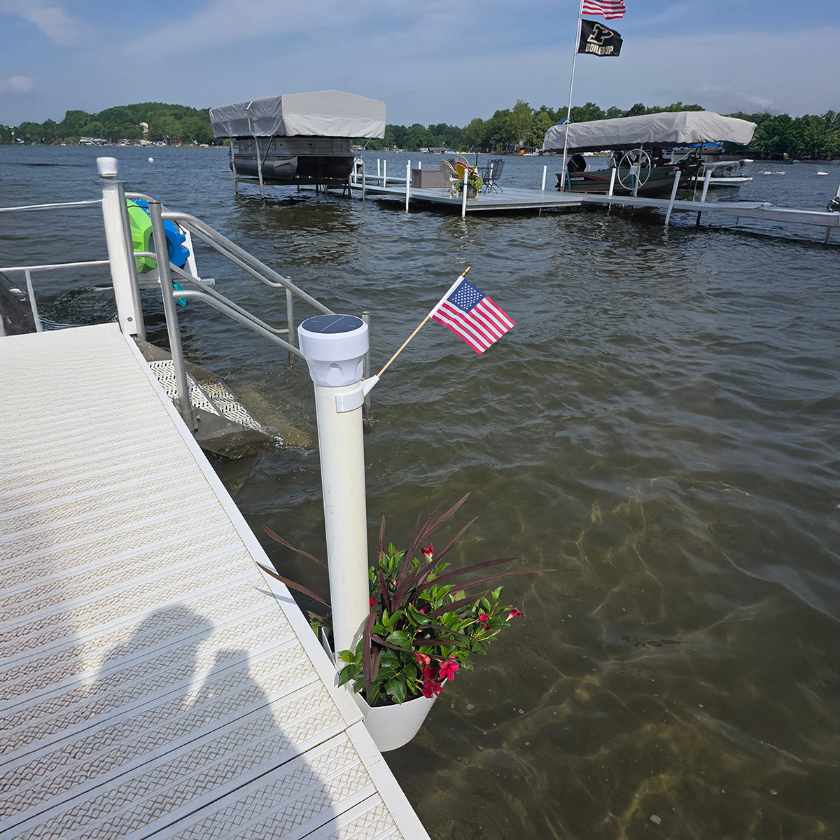 american flag holder