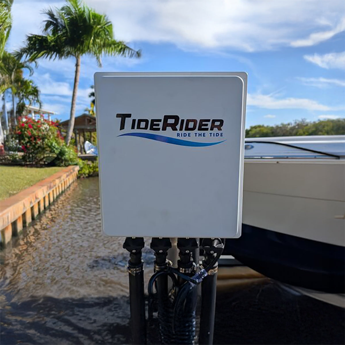 blower control box on a lift
