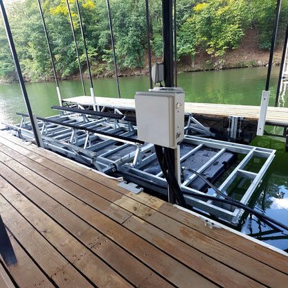 blower control box on a lift