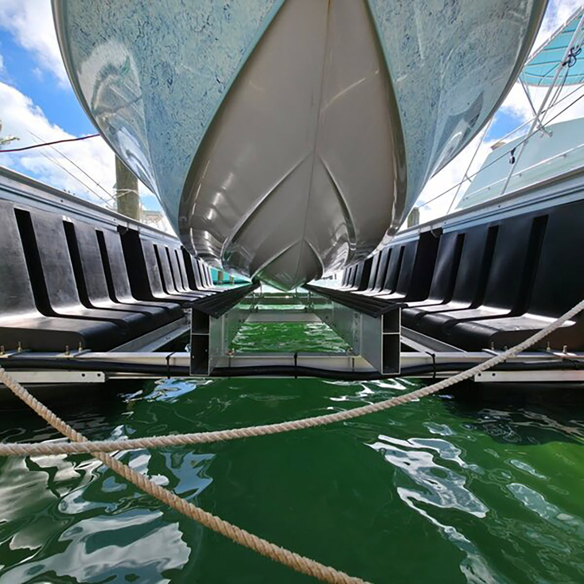 blower control box on a lift